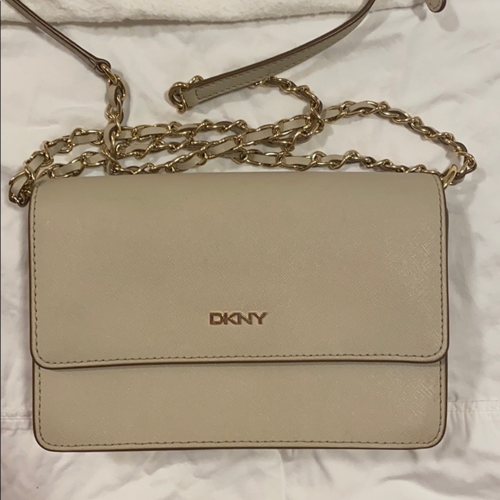 DKNY being leather bag